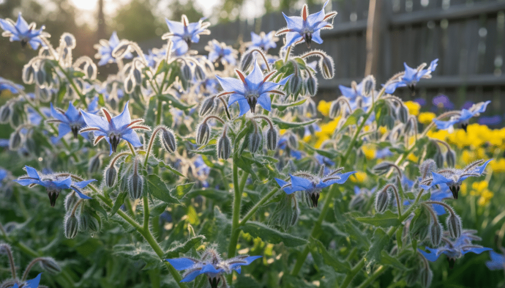 découvrez cette plante bleu vif qui pousse rapidement en pot ou en jardin, attirant irrésistiblement les abeilles pour un jardin florissant et vivant.