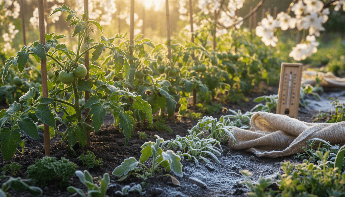 découvrez comment une chute rapide de température de 20 °c à −3 °c en une nuit a détruit mes tomates en seulement 6 heures, un choc printanier dévastateur à éviter.
