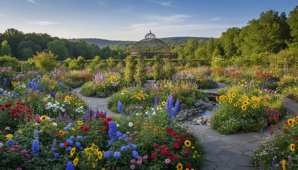 découvrez comment créer un massif 'zéro corvée' avec 9 fleurs à planter dans l'ordre pour un jardin magique, coloré et facile d'entretien.