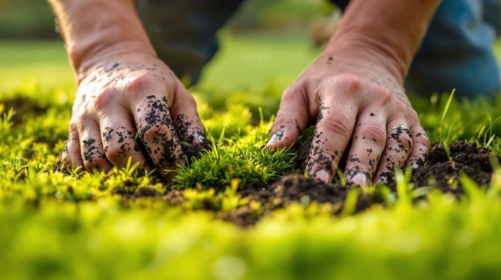 apprenez les 3 gestes essentiels d'alan titchmarsh pour redonner vie à votre pelouse jaunie et envahie de mousse avant la saison clé. conseils simples et efficaces pour un gazon sain et verdoyant.