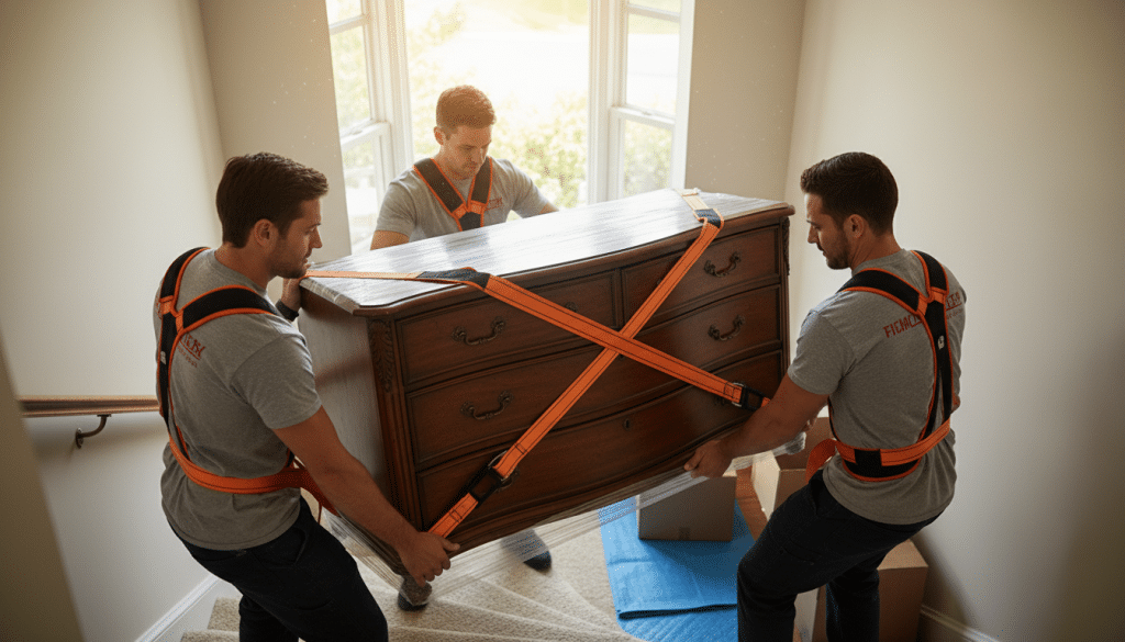 découvrez la boîte à sangles à moins de 8 € chez action, l'outil idéal pour déménager facilement vos meubles volumineux en toute sécurité et sans effort.