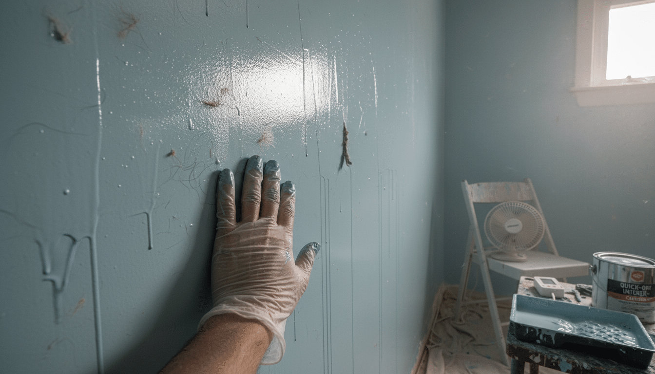 découvrez l'erreur insoupçonnée qui prolonge le séchage de vos murs fraîchement peints et les rend collants au toucher. apprenez comment éviter ce problème pour des finitions parfaites.