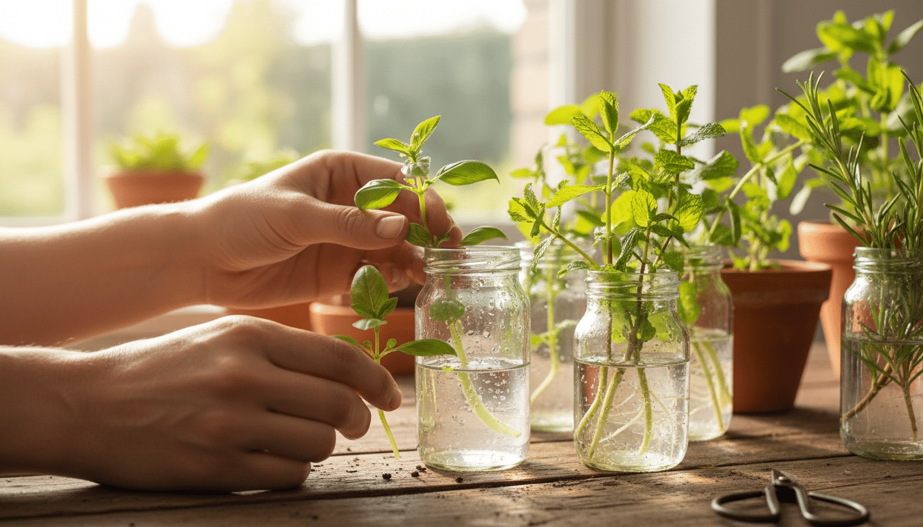 découvrez une méthode simple et rapide pour multiplier vos plants d'herbes aromatiques par trois en quelques minutes, et dites adieu aux achats en magasin !