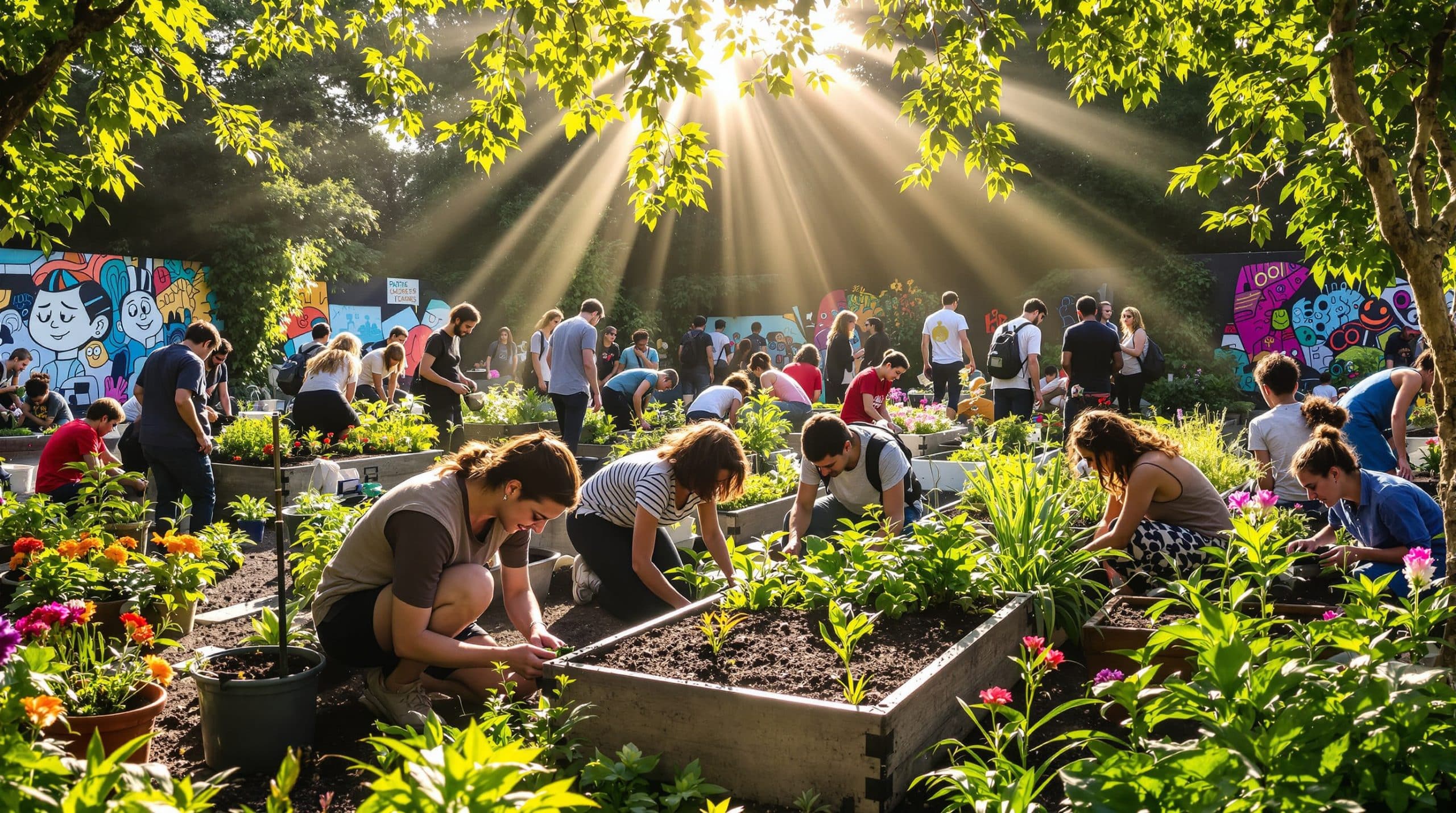 participez aux ateliers de jardinage gratuits au shakirail, lieu artistique unique du 18e arrondissement, et apprenez à cultiver votre jardin dans une ambiance conviviale et créative.