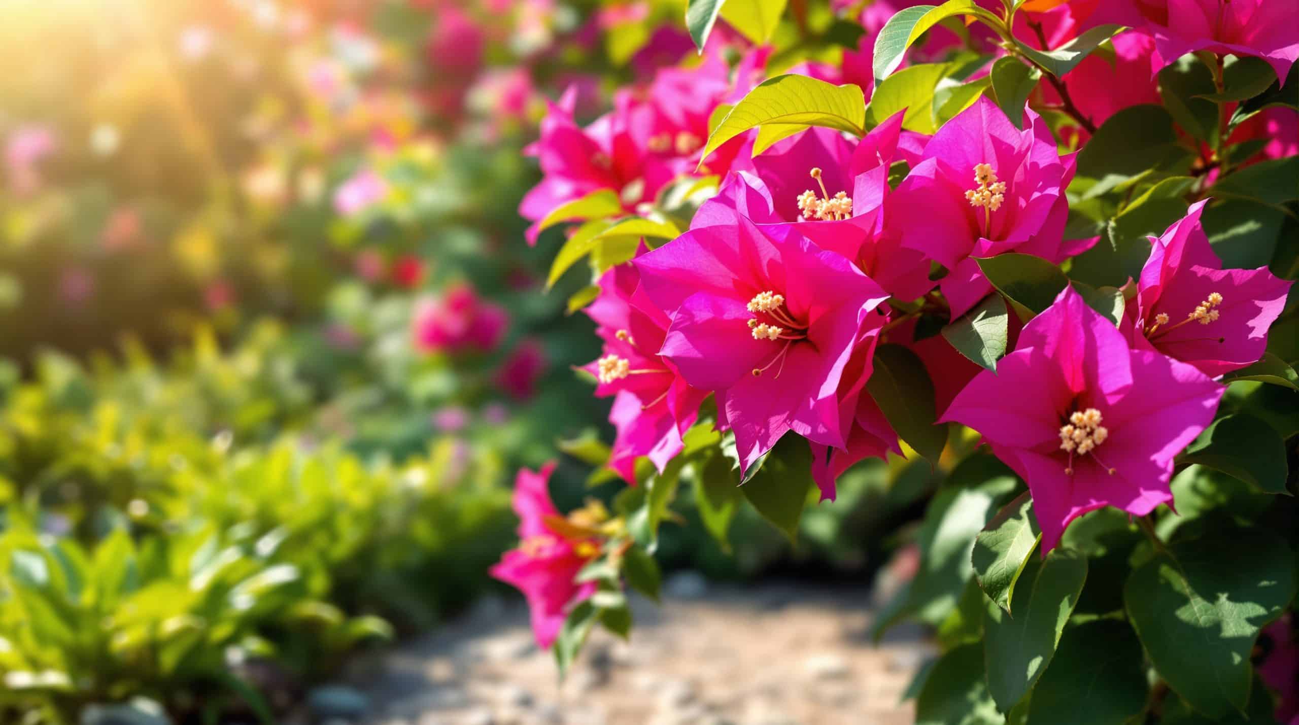 découvrez comment la bougainvillée, avec ses bractées flamboyantes, peut transformer et illuminer votre jardin pour un espace vert plein de couleurs et de vie.