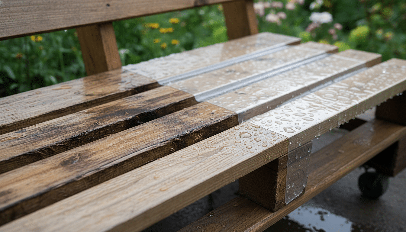 découvrez le piège courant qui abîme vos meubles en palettes dès la première pluie et apprenez la technique infaillible pour protéger efficacement votre bois de récupération.