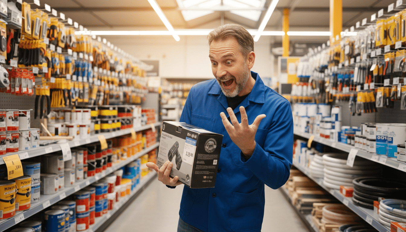 découvrez les offres incroyables au rayon bricolage chez action, qui ont surpris même les plus sceptiques comme mon mari, relisant l’étiquette trois fois pour y croire !