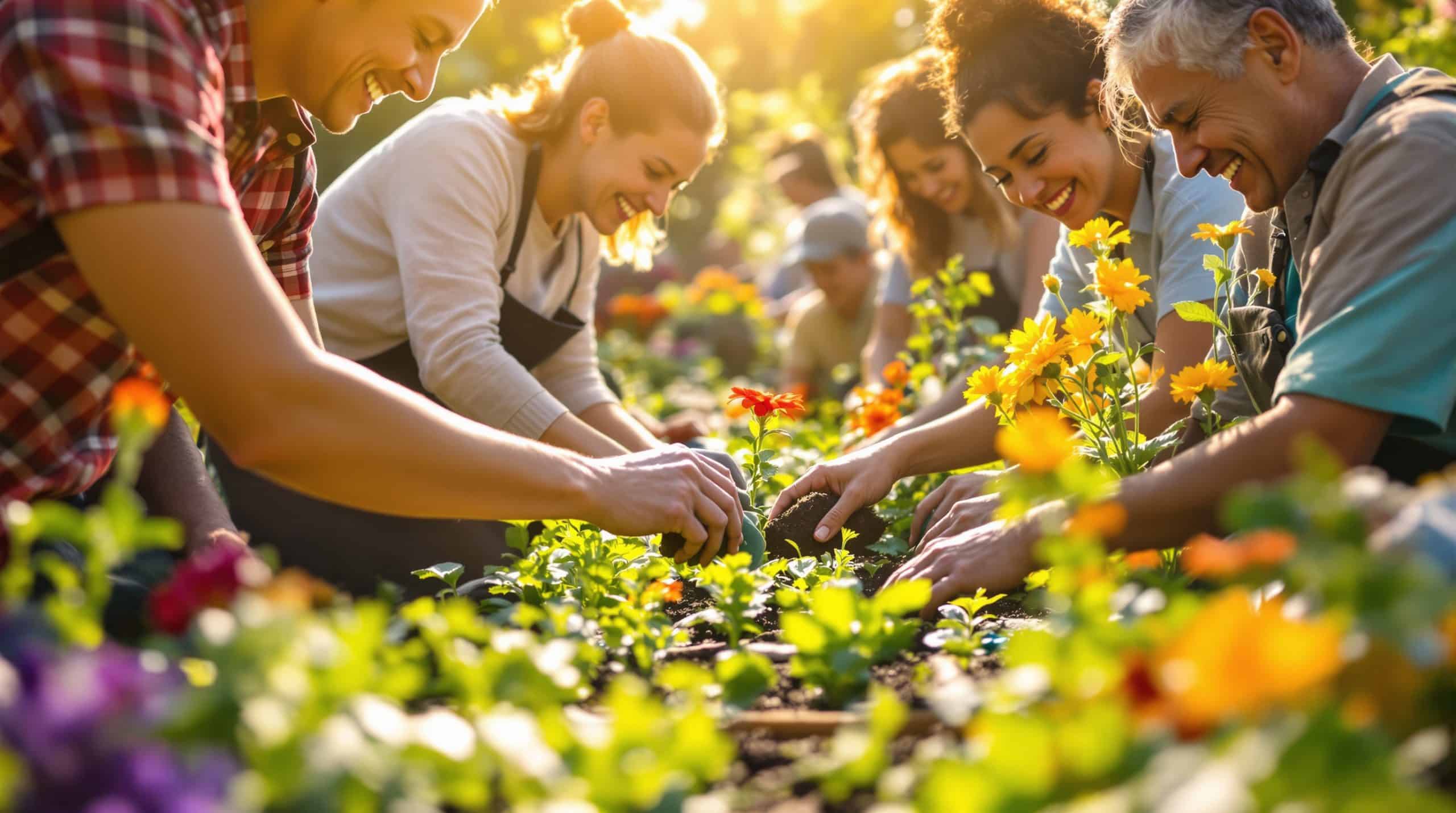 découvrez comment le jardinage partagé devient un espace d'échange et d'inclusion entre personnes en situation de handicap, favorisant lien social et bien-être.