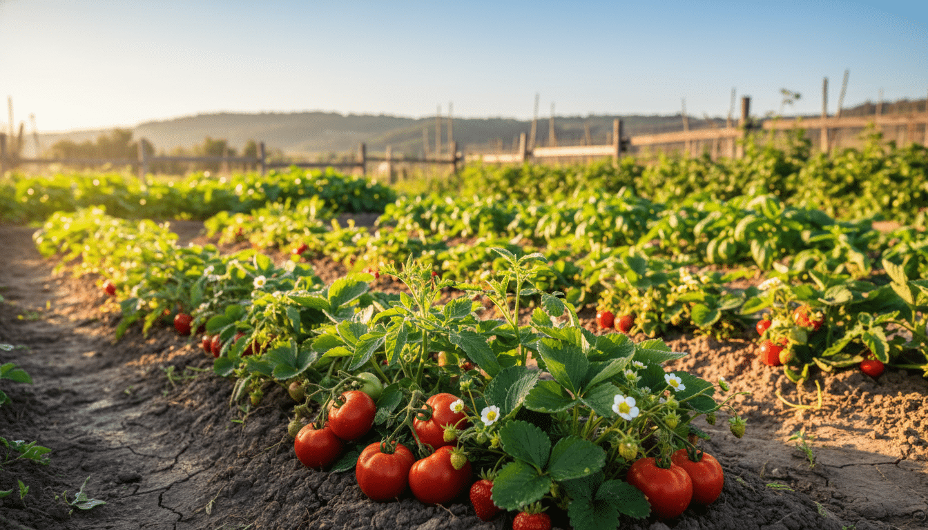 découvrez comment changer de variétés de tomates et fraises m'a aidé à réduire l'arrosage par trois chaque été, pour un jardin plus économe et durable.