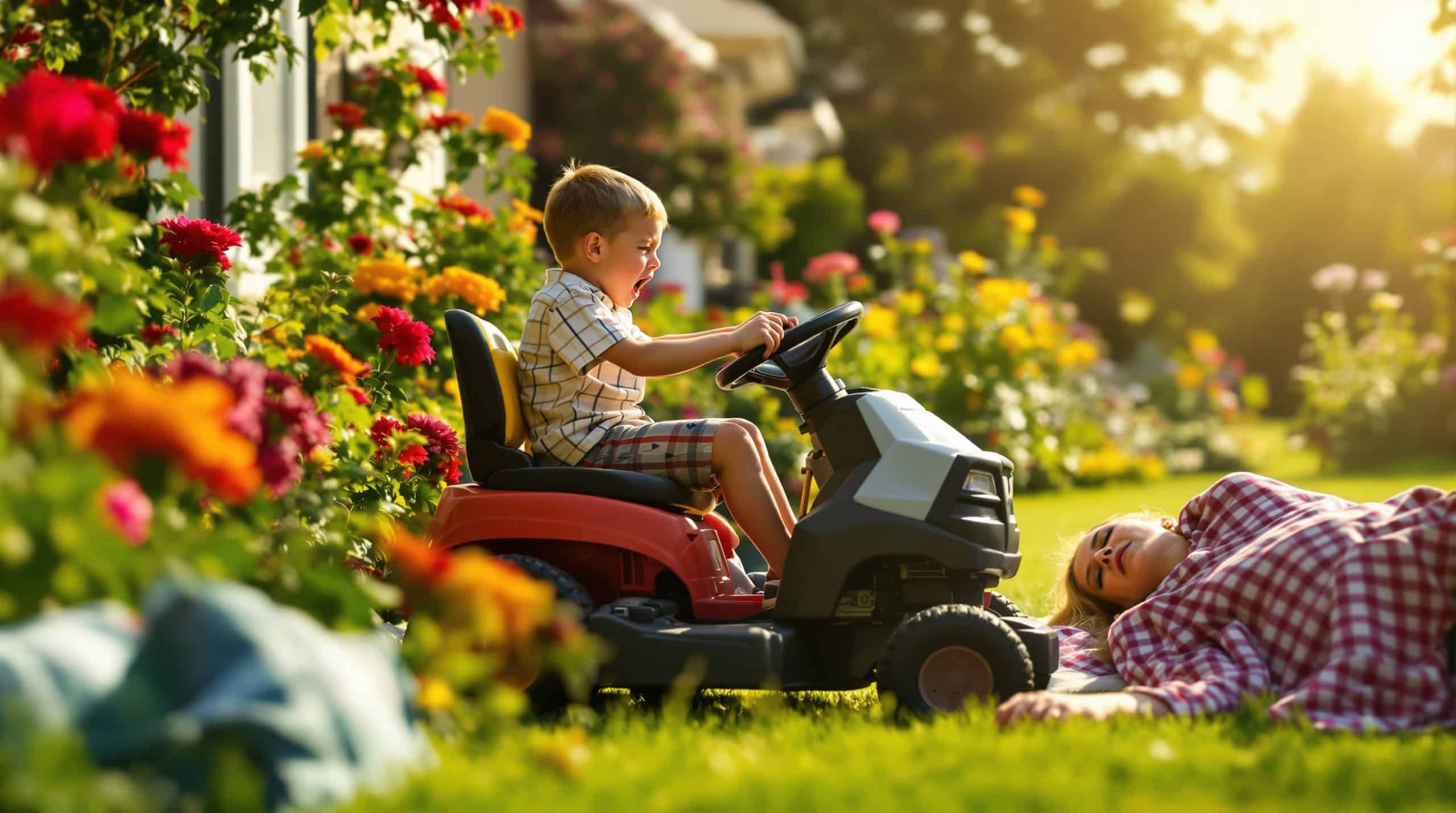 un garçon de 10 ans conduit accidentellement une voiture en jardinage, percutant sa mère dans un incident dramatique. retour sur ce tournant cauchemardesque.