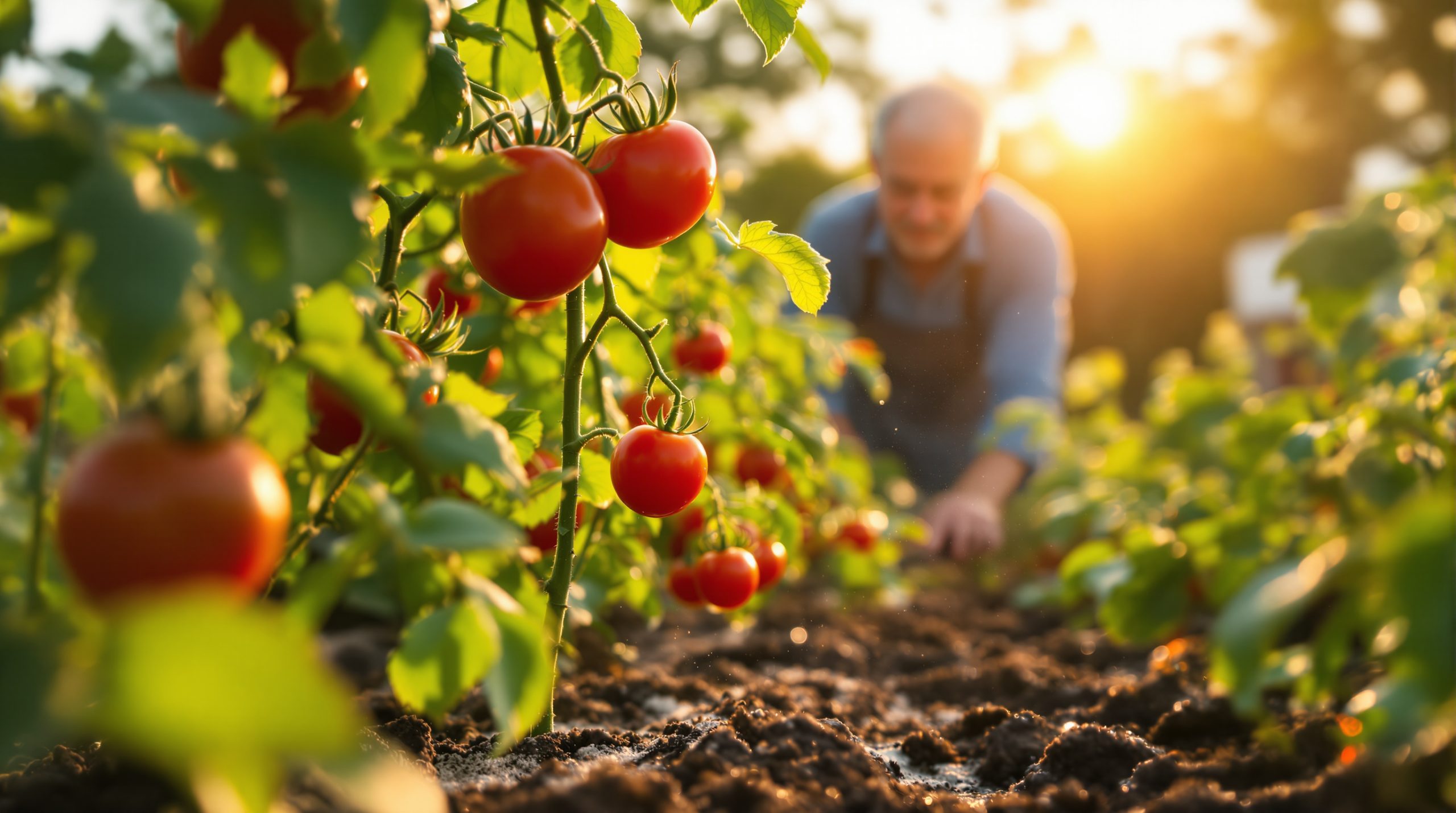découvrez le secret de mon père : 40 ans d'expérience avec une poudre répulsive au pied des tomates pour un potager invincible et protégé naturellement.