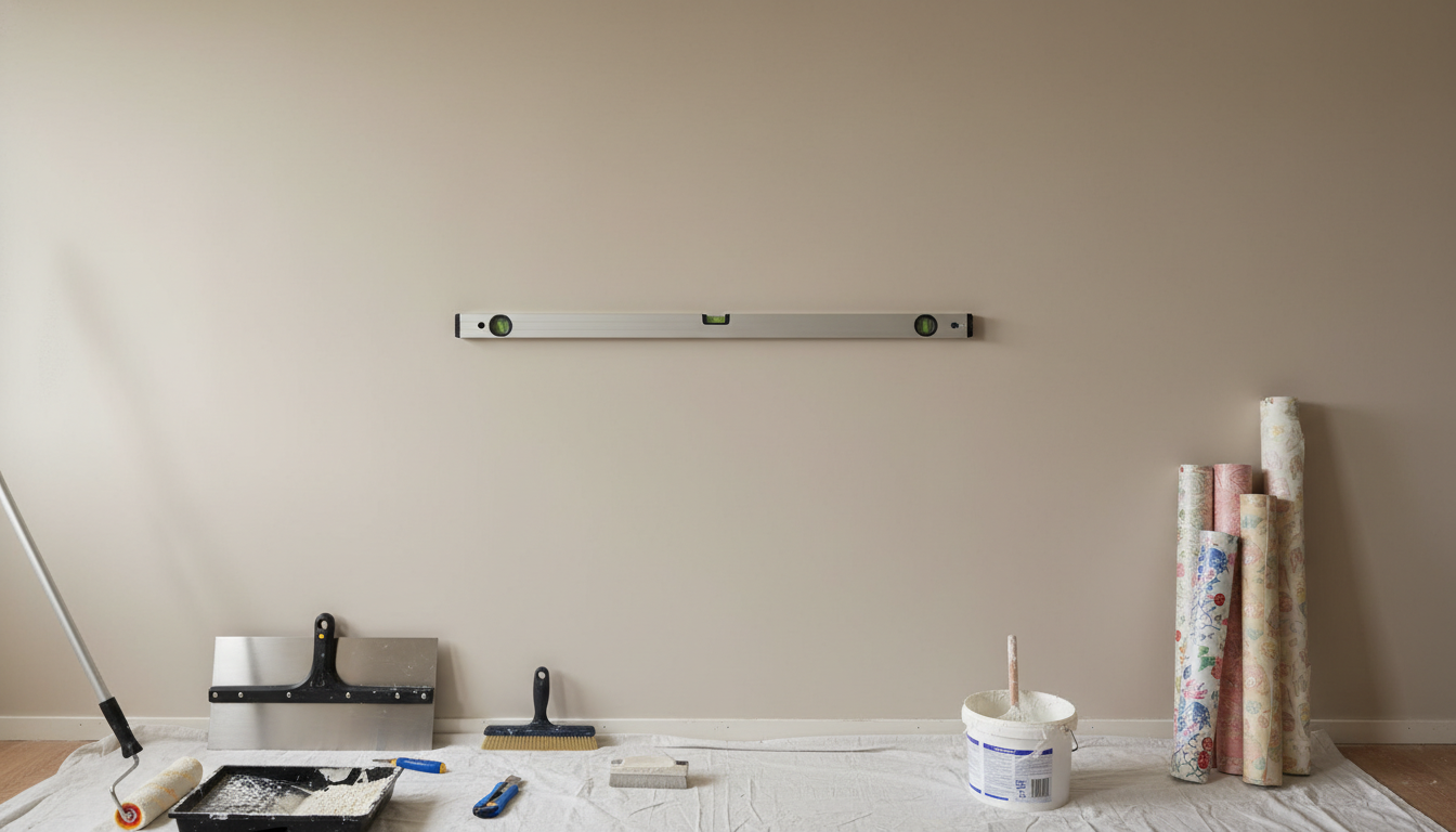 découvrez pourquoi poncer et lisser vos murs avant de poser du papier peint est essentiel pour un résultat parfait et durable. ne négligez pas cette étape clé pour un décor impeccable.