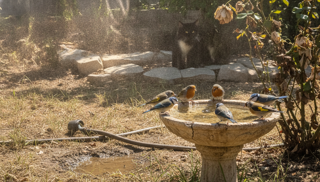 découvrez pourquoi un geste bienveillant envers les oiseaux lors de la canicule peut parfois cacher un danger méconnu. informez-vous pour protéger nos petits amis en toute sécurité.