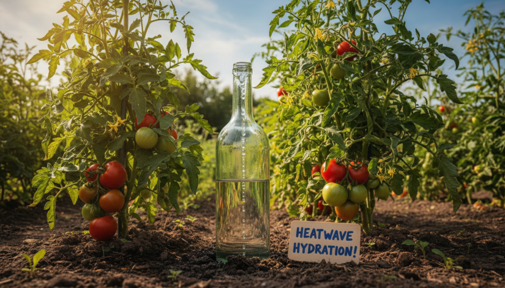 découvrez ce geste simple à réaliser au pied des tomates pour protéger vos plants et les rendre invincibles face à la canicule. astuce jardinage efficace et facile !