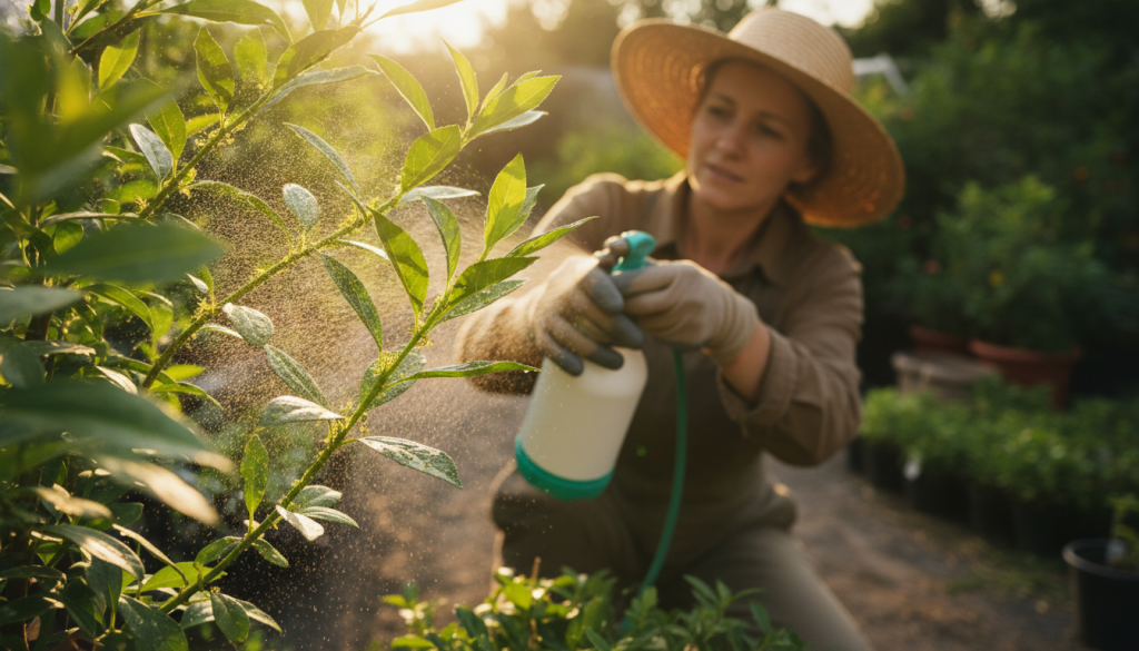 découvrez le conseil d'un pépiniériste pour lutter efficacement contre les pucerons : la meilleure heure pour pulvériser du savon, et pourquoi éviter le plein soleil.
