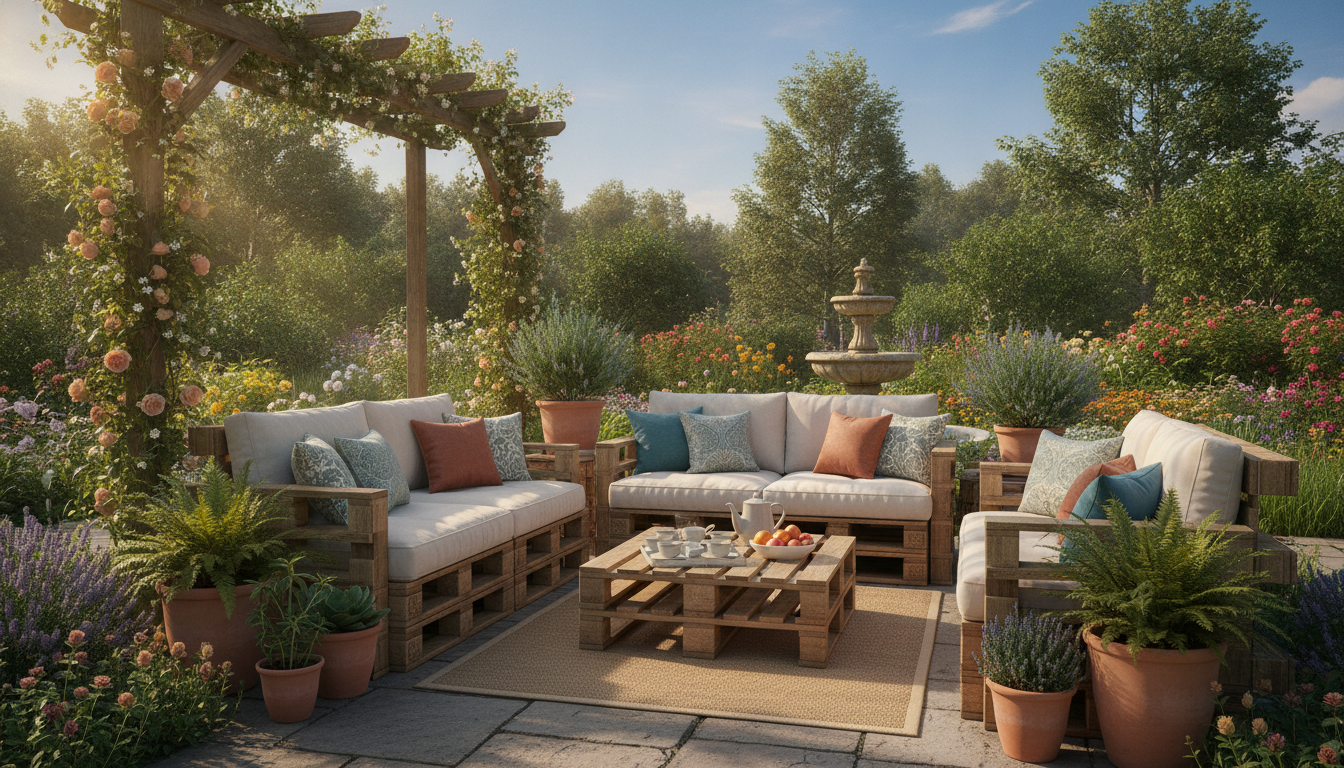 découvrez comment j'ai construit un salon de jardin en palettes en un week-end et la surprise inattendue le jour où je me suis assis dessus. un guide pratique et inspirant pour vos projets diy.