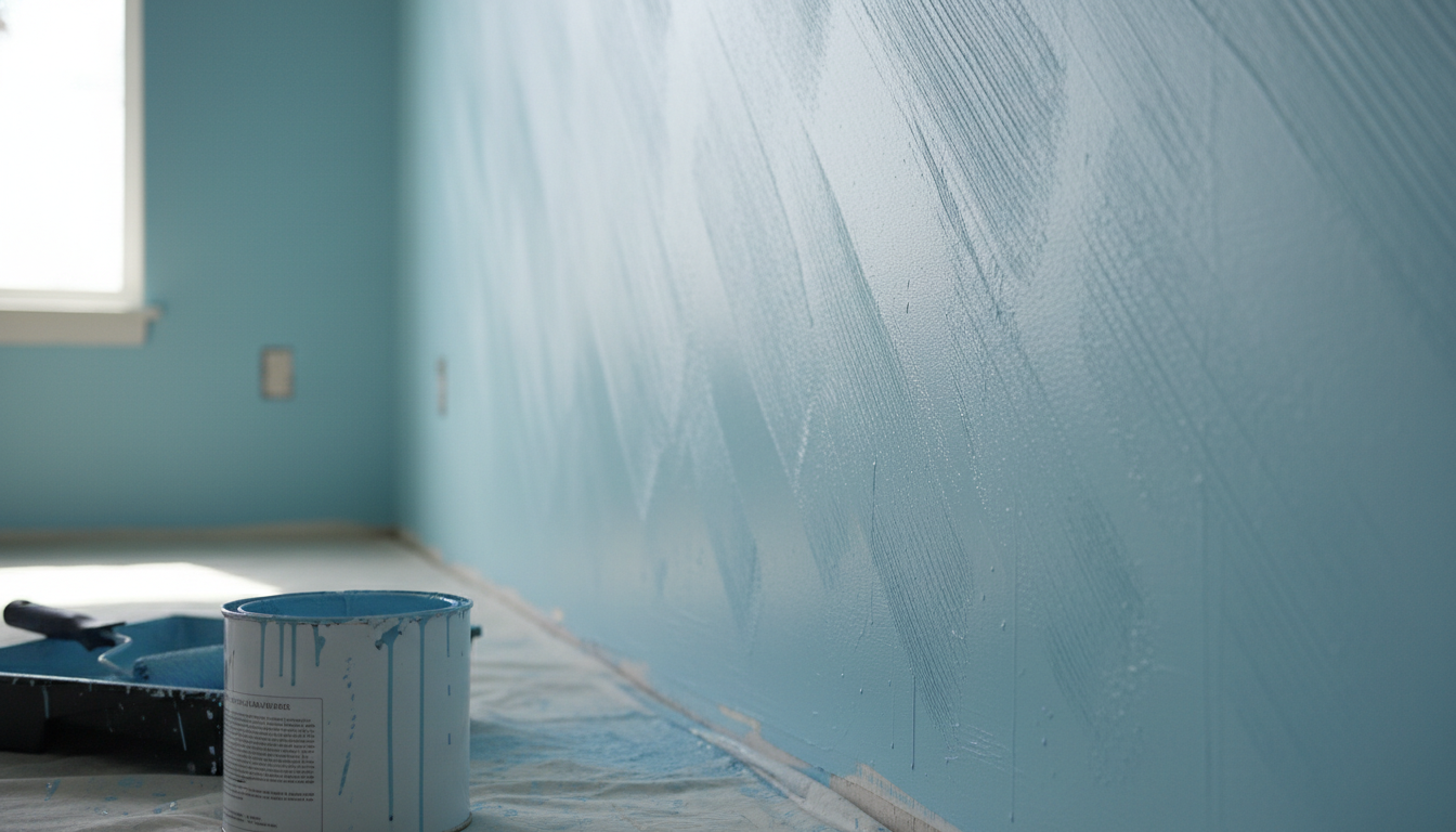 découvrez l'erreur courante qui cause les traces persistantes lors de la peinture au rouleau après 10 ans d'expérience, et apprenez comment obtenir un mur parfaitement lisse et sec.