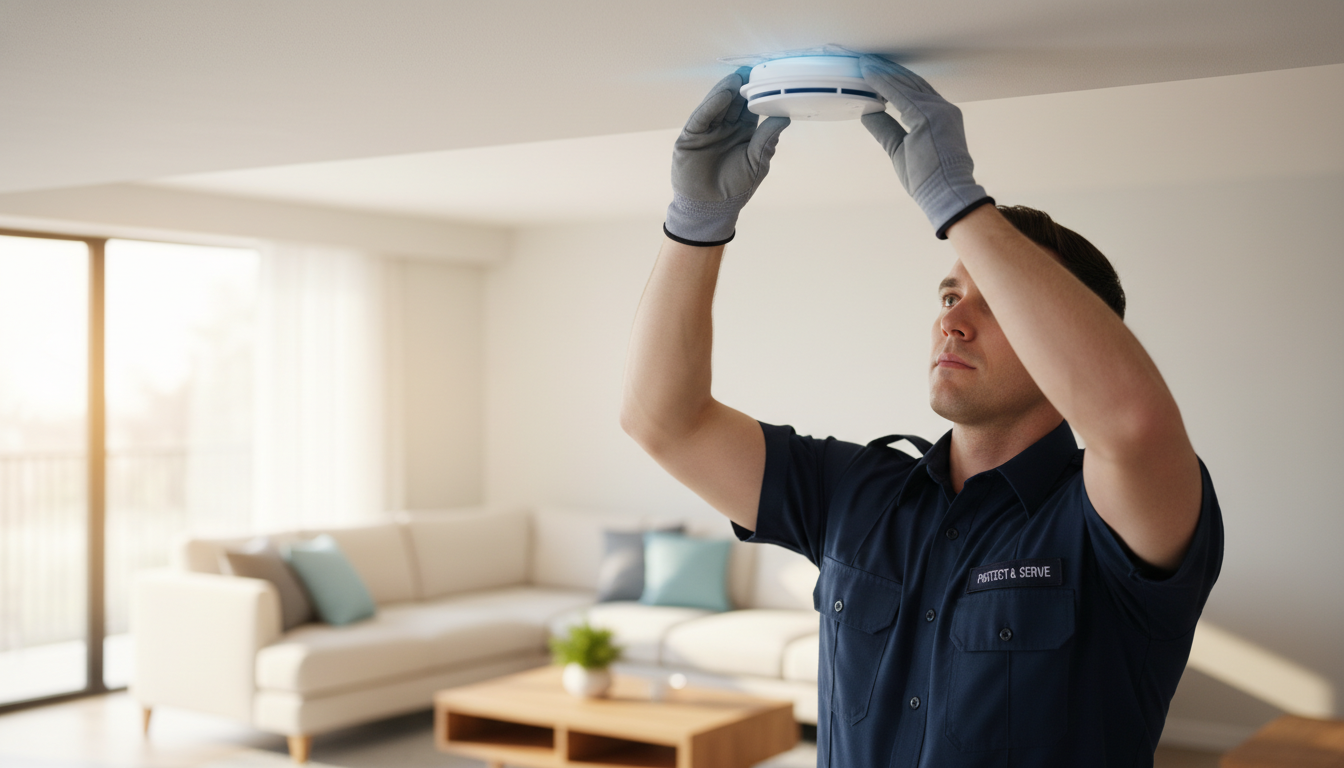 découvrez l'astuce ingénieuse d'un pompier pour installer un détecteur de fumée sans perçage, une solution simple et efficace qui remplace parfaitement les vis traditionnelles.
