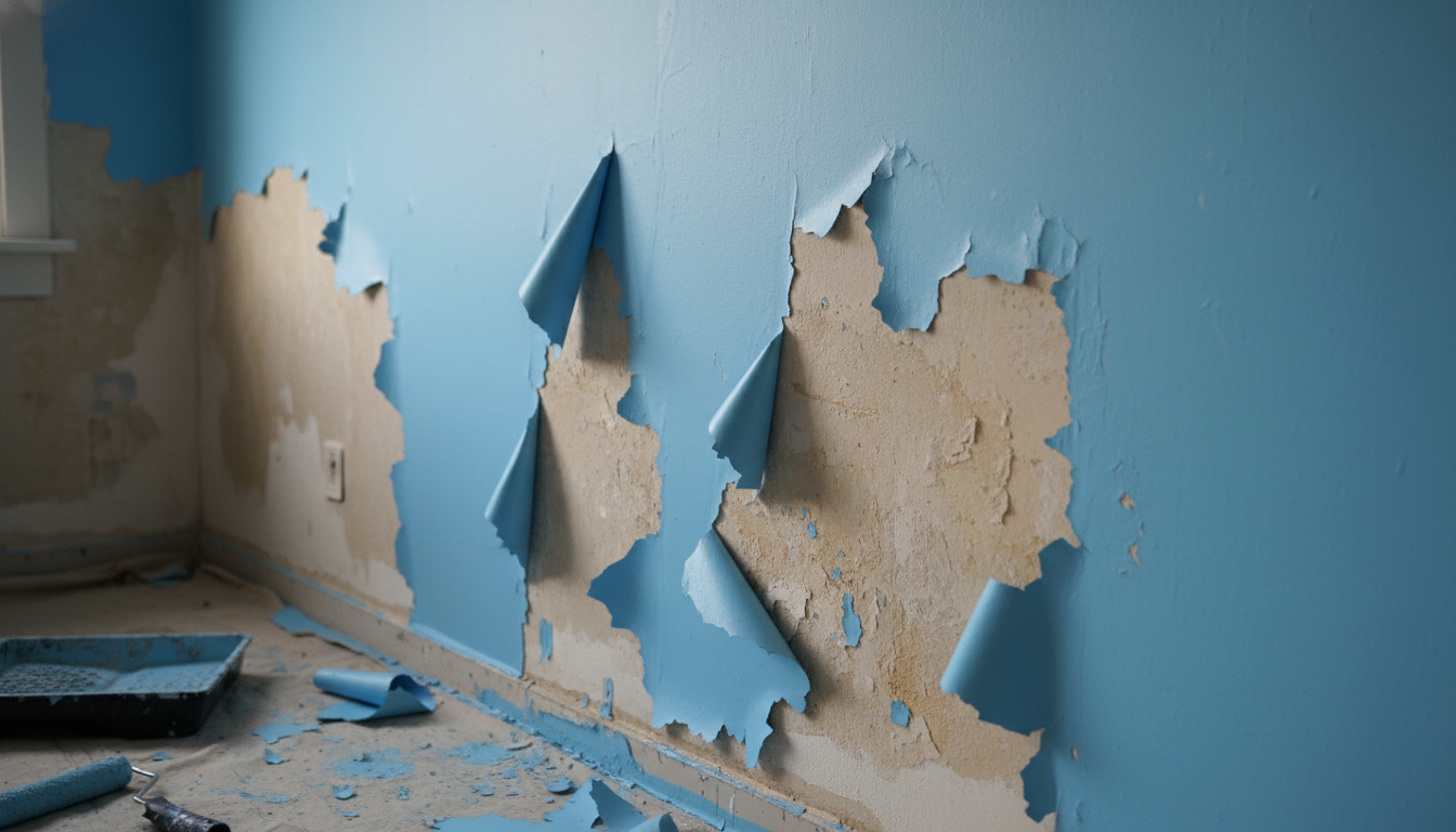 découvrez pourquoi il est crucial de faire un test avant de peindre un mur. trois semaines après avoir négligé cette étape, la peinture s'est décollée par plaques, obligeant à tout refaire. évitez cette erreur grâce à nos conseils.