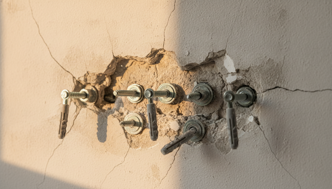 découvrez pourquoi 90 % de vos fixations échouent et comprenez l'erreur principale qui cause la fragilité apparente de vos murs. apprenez à renforcer vos murs efficacement.
