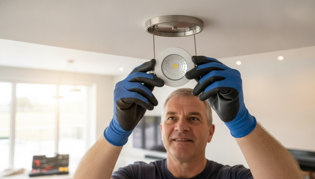 découvrez l'astuce unique d'un électricien pour retirer facilement une ampoule de spot encastré sans abîmer votre plafond. suivez notre guide pratique et sécurisé pour un remplacement sans dégâts !