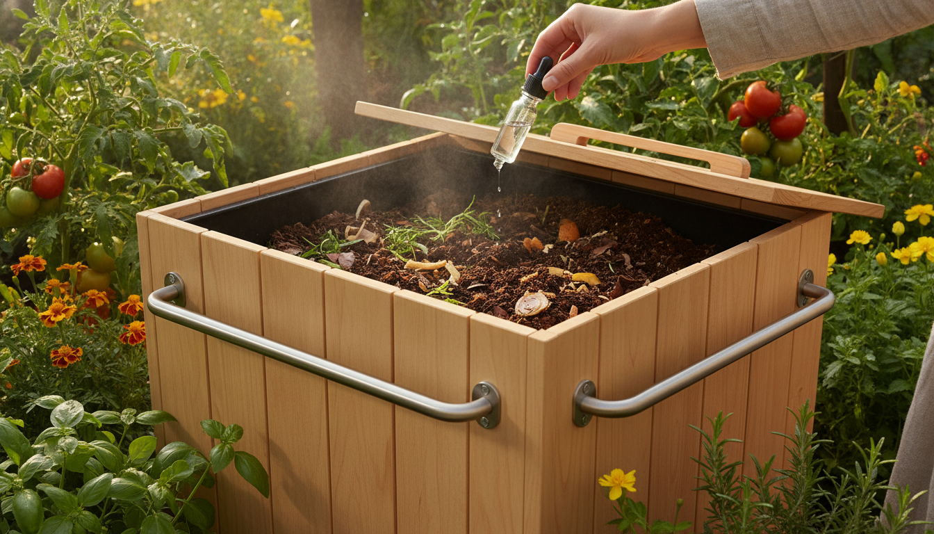 découvrez une astuce simple et efficace pour éliminer les mouches de votre compost et garder un bac sain, propre et sans odeur désagréable.