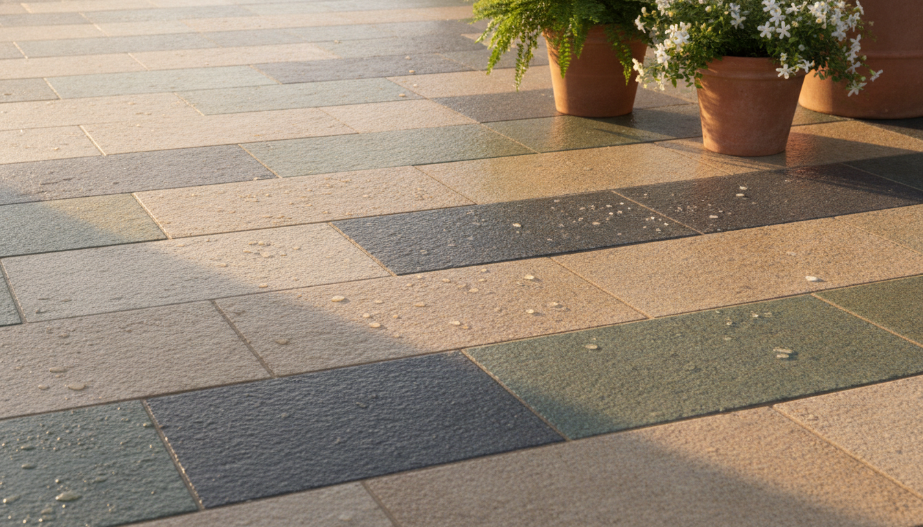 appliquez chaque soir ce remède naturel sur vos dalles pour retrouver une terrasse éclatante et propre dès le matin. facile et efficace, redonnez vie à votre extérieur naturellement.