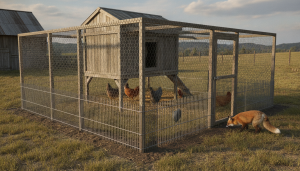découvrez pourquoi votre voisin enterre son grillage de poulailler à 30 cm de profondeur, une astuce étonnante qui va bien au-delà d'empêcher ses poules de s'échapper.