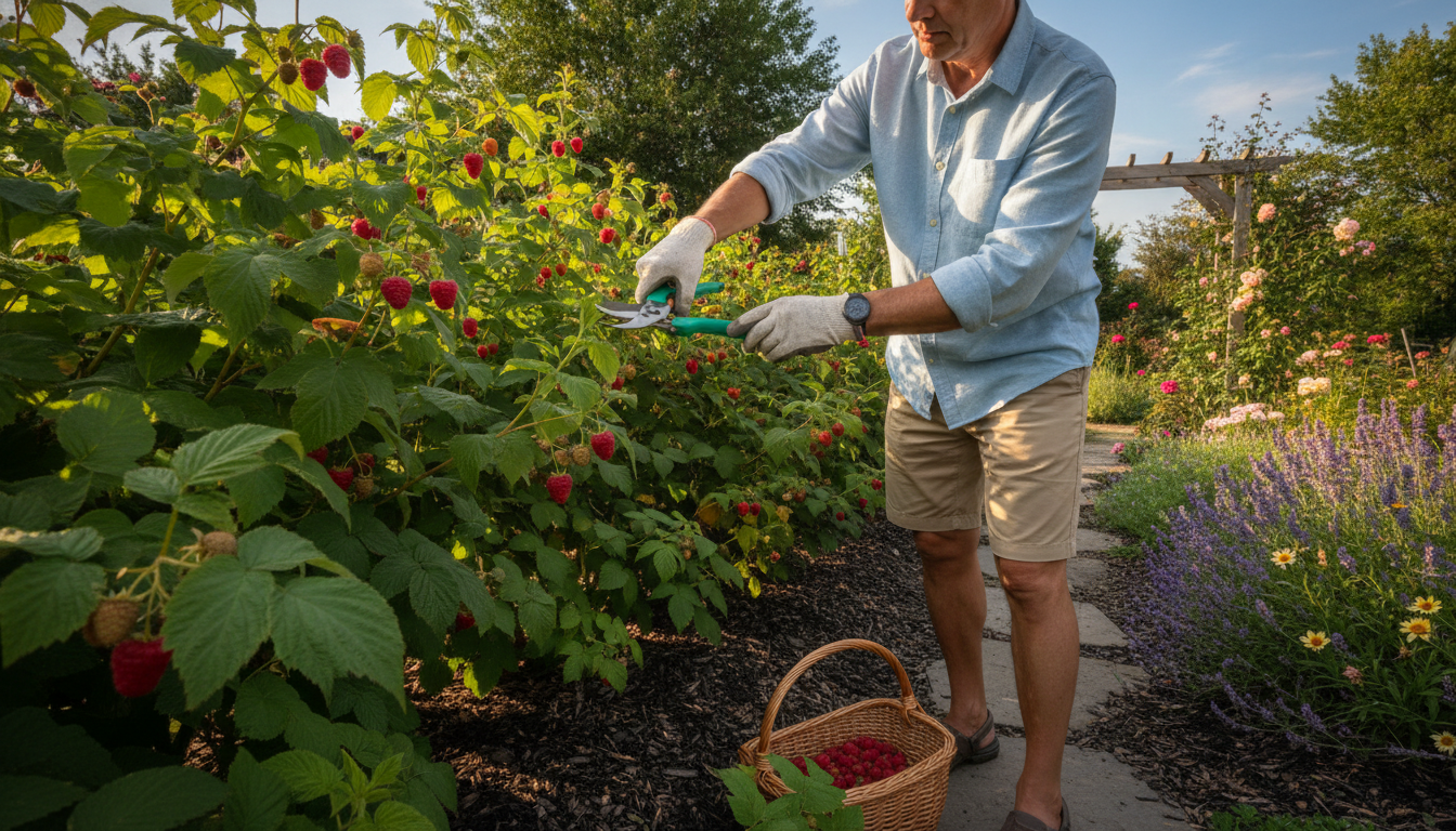 découvrez pourquoi votre voisin taille ses framboisiers en plein juillet, même s'ils ne sont pas malades, et apprenez les avantages de cette taille estivale pour la santé et la productivité des plants.