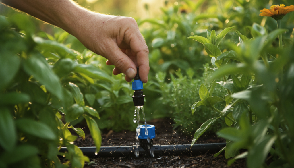 en août, découvrez pourquoi les experts ouvrent le robinet de leur système goutte-à-goutte pour observer son débit et son état, un test essentiel pour garantir une irrigation efficace et prévenir les problèmes.