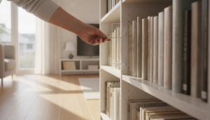 découvrez une astuce simple pour sécuriser votre étagère en seulement 5 minutes, sans déplacer vos livres, et évitez les accidents domestiques facilement.