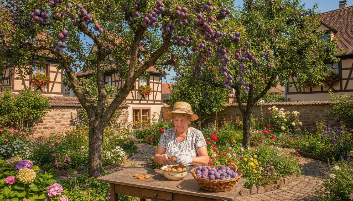 découvrez pourquoi une voisine alsacienne garde précieusement les noyaux de ses prunes d’août et le secret surprenant derrière cette tradition locale.