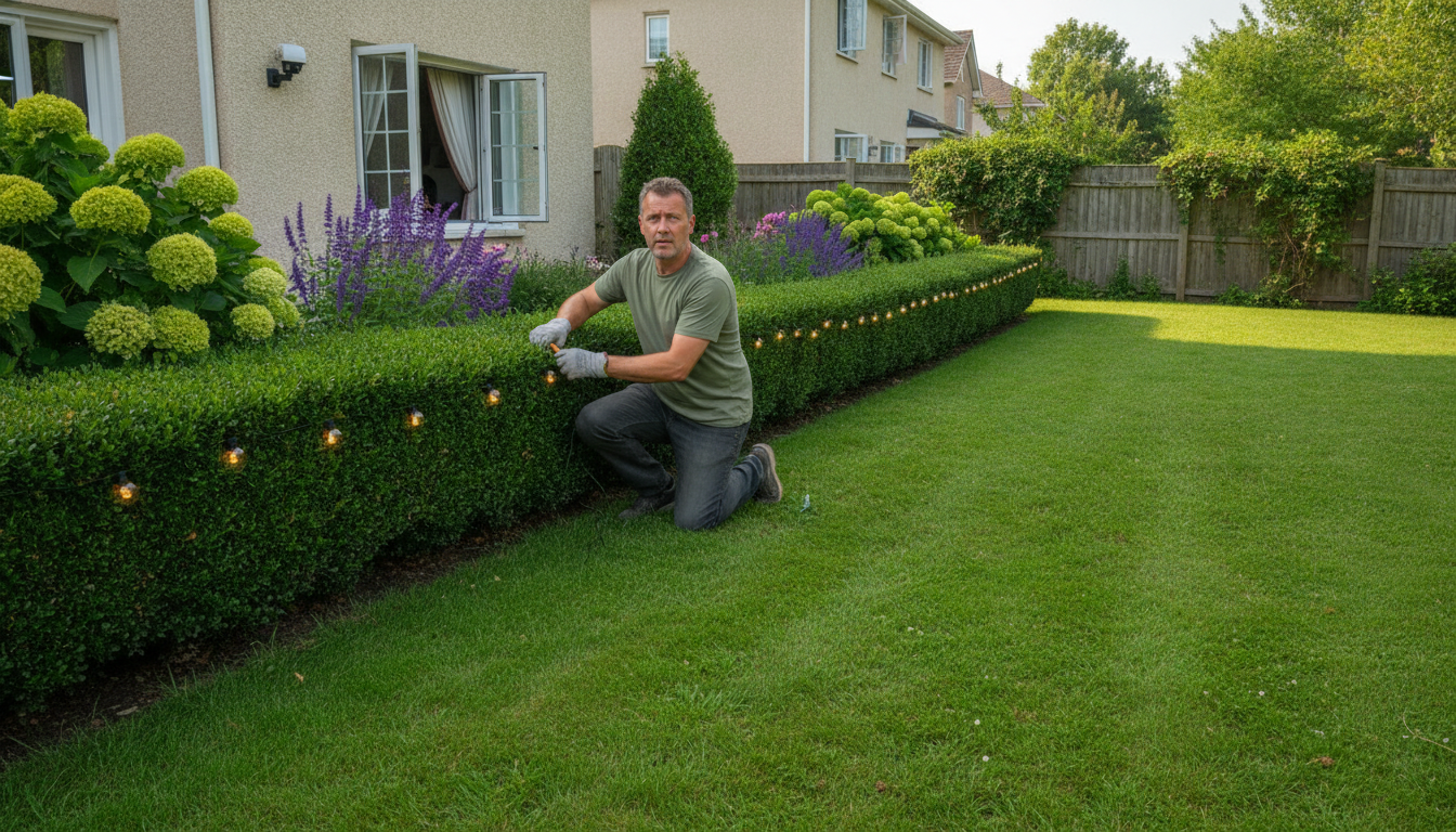 découvrez pourquoi votre voisin installe ses lumières de jardin en août, une raison surprenante qui va bien au-delà de profiter des longues soirées d'été.