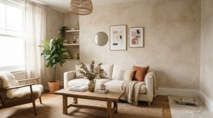 découvrez une technique déco simple pour mettre en valeur des murs irréguliers et donner à votre salon une allure digne d’un professionnel, sans rouleau.