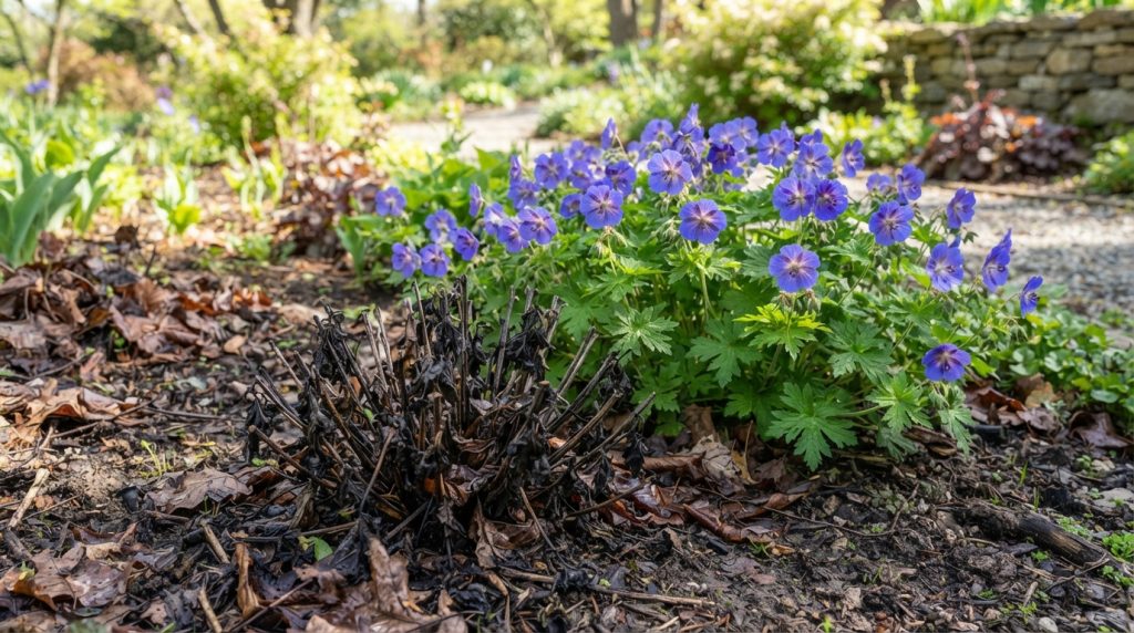 ne jetez pas vos géraniums après l’hiver : ils peuvent renaître au printemps et fleurir vos massifs sans vous obliger à racheter des plantes.